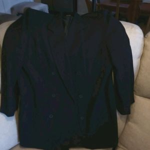 Double Brested Navy Jacket